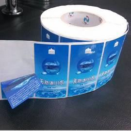 雙面印刷礦泉水不干膠標簽